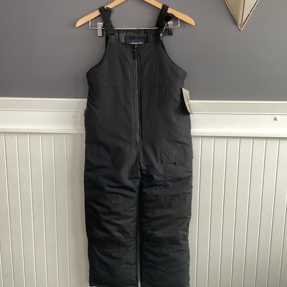 London Fog Boys' Classic Heavyweight Snow Bib Ski Pant sz S(8)